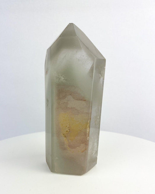 Ponta Polida Quartzo Cristal Fantasma 538 gramas