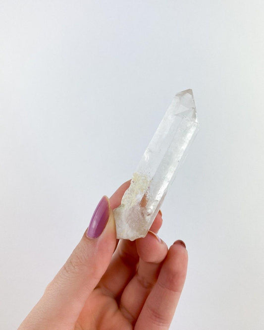 Pedra Cristal de Quartzo Laser Bastão Bruto 26 a 36 gramas