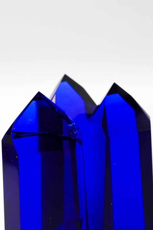 Ponta Polida Obsidiana Azul 180 a 220 gramas aprox.