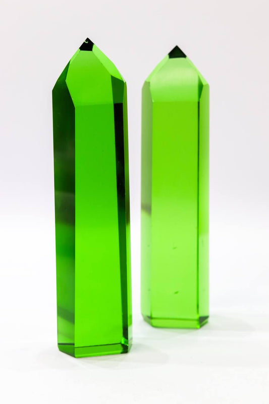 Ponta Obsidiana Verde 461 a 512 gramas aprox.