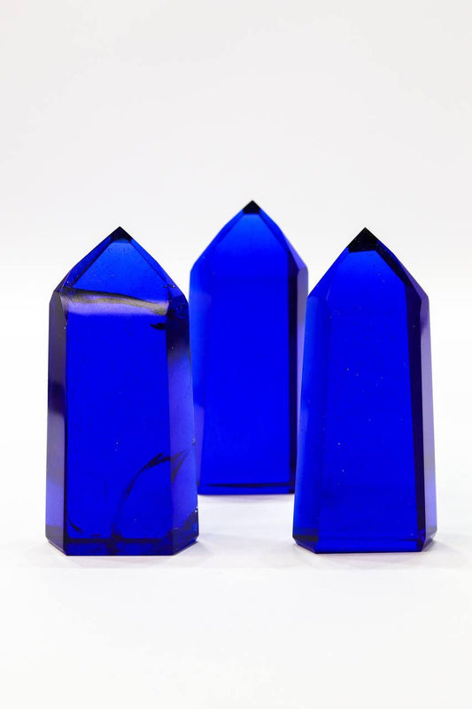 Ponta Polida Obsidiana Azul 180 a 220 gramas aprox.
