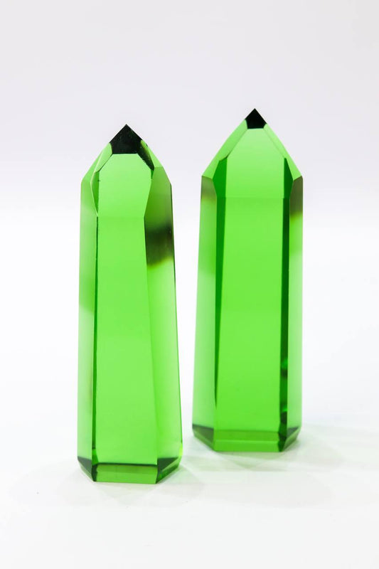 Ponta Obsidiana Verde 310 a 389 gramas aprox.