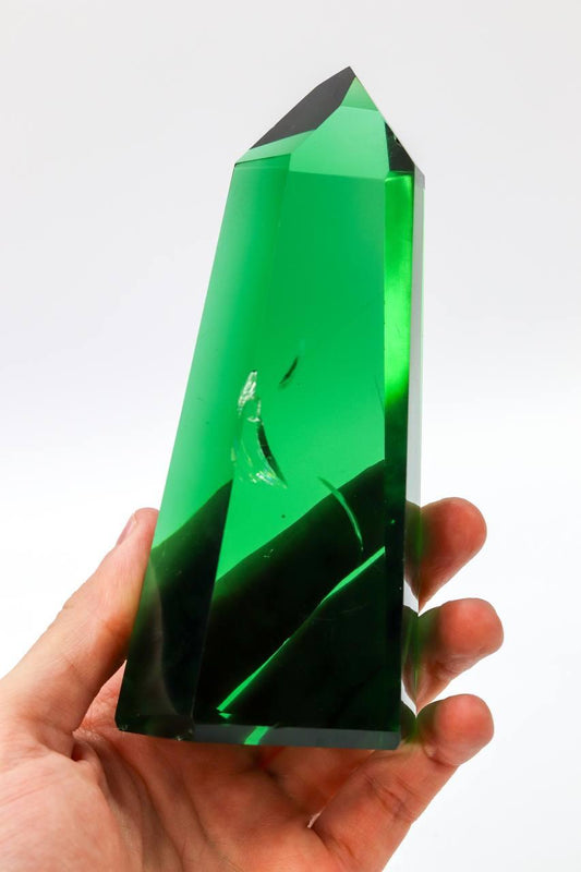 Ponta Obsidiana Verde 544 gramas aprox.