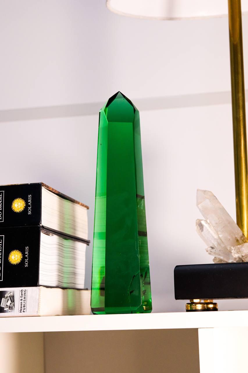 Ponta Obsidiana Verde 832 gramas aprox.