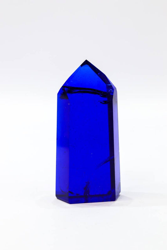Ponta Polida Obsidiana Azul 180 a 220 gramas aprox.