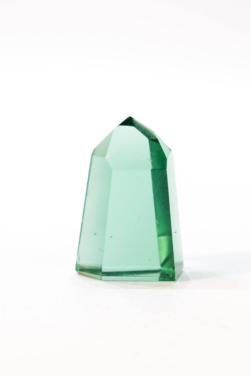 Ponta Obsidiana Verde  23 a 39 gramas aprox.