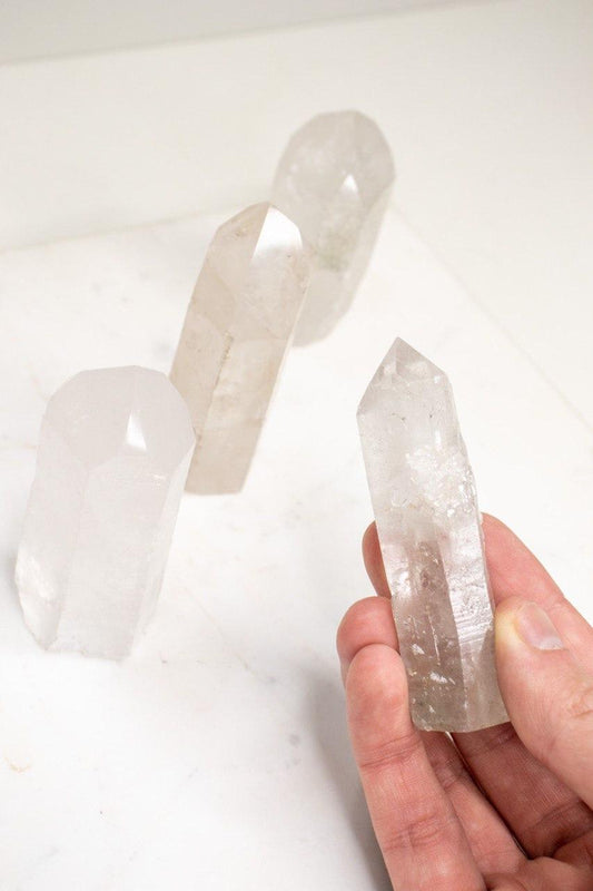 Ponta Quartzo Cristal Bruto de 70 a 125 gramas
