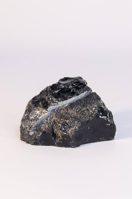 Porta Cartões/Mensagens Obsidiana bruta