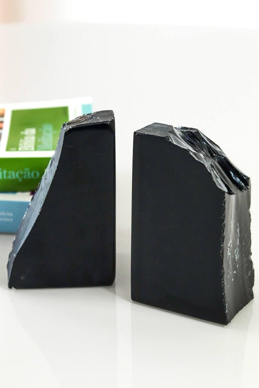 Porta Livro Obsidiana Preta