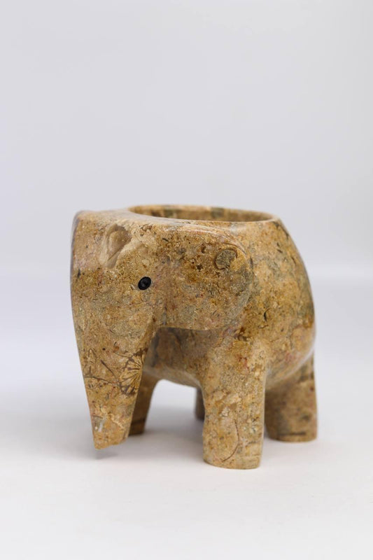 Porta Vela de Elefante Ônix