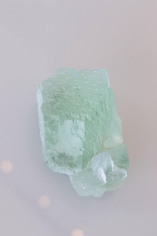 Pedra Fluorita Verde bruta 376 gramas