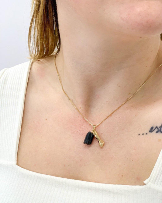 Colar Proteção Banho Ouro 18 k
