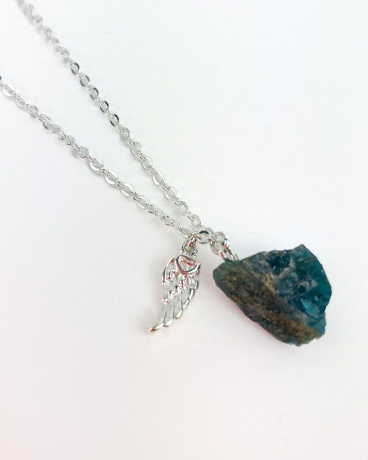 Pulseira Apatita Azul Dream Banho Prata