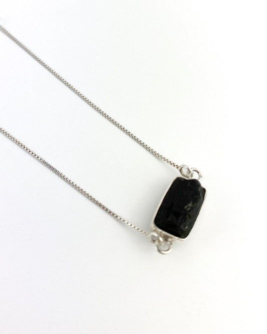 Pulseira Turmalina bruta Prata 925
