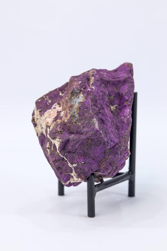 Pedra Purpurita na Base de Metal 2,141 Kg