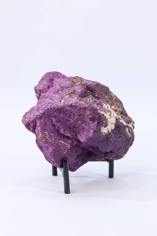 Pedra Purpurita na Base de Metal 2,141 Kg