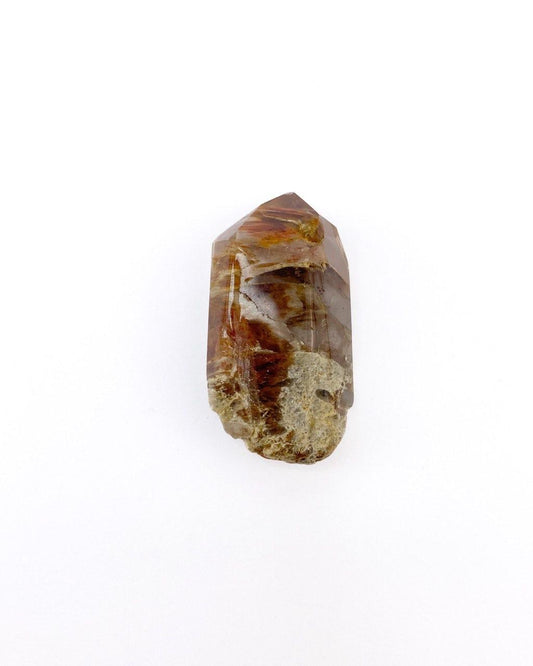 Pedra Ponta Polida Quartzo Anfíbola 25 a 30 gramas