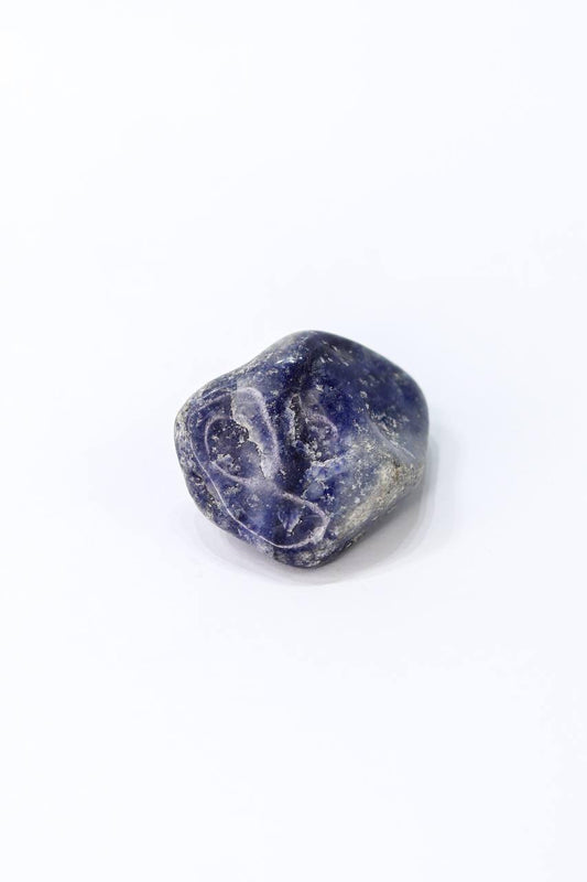 Pedra Quartzo Azul rolado 30 a 44 gramas