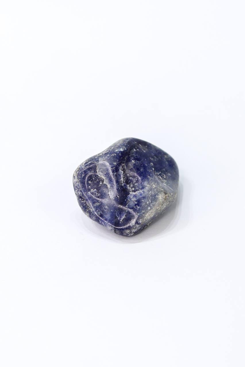 Pedra Quartzo Azul rolado 30 a 44 gramas