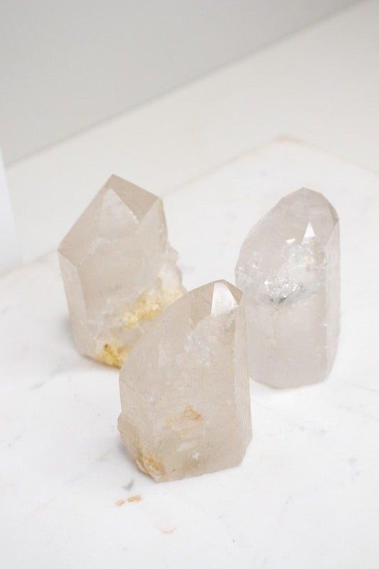 Ponta Quartzo Cristal Bruto de 110 a 170 gramas