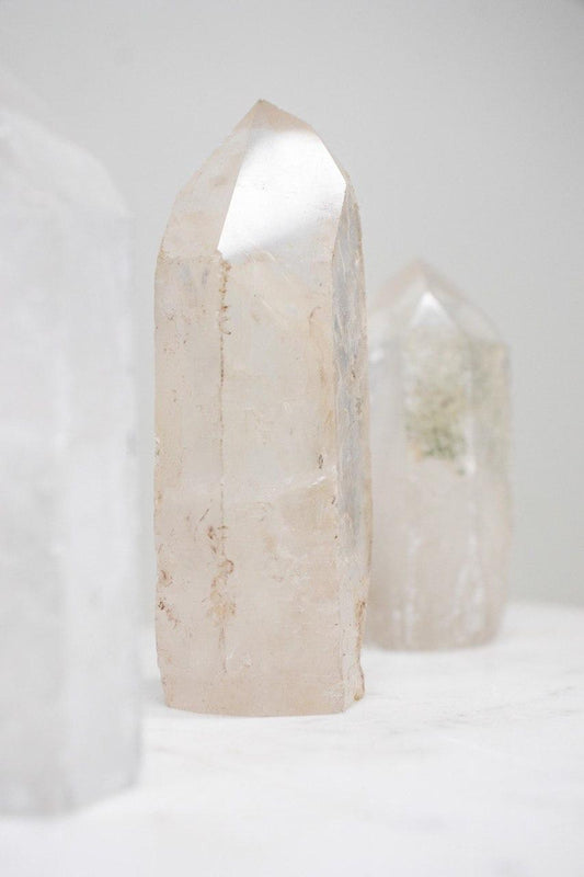 Ponta Quartzo Cristal Bruto de 70 a 125 gramas