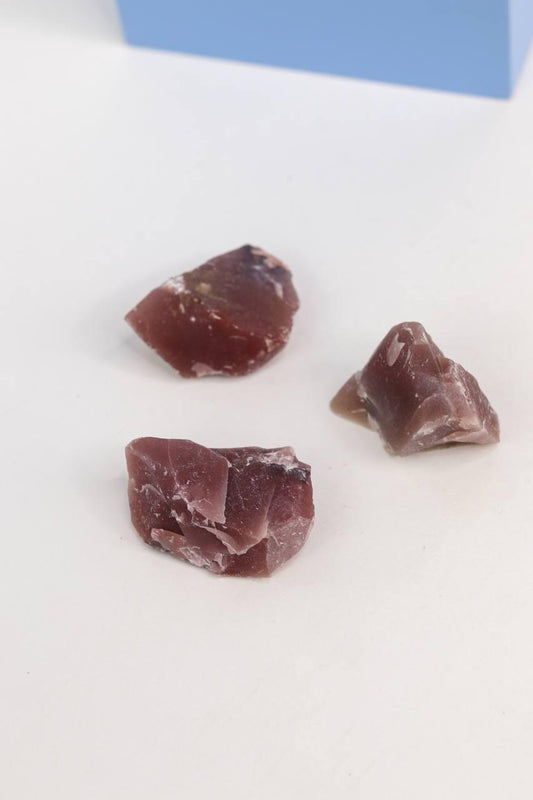 Pedra Quartzo Morango Bruto 15 a 24 gramas
