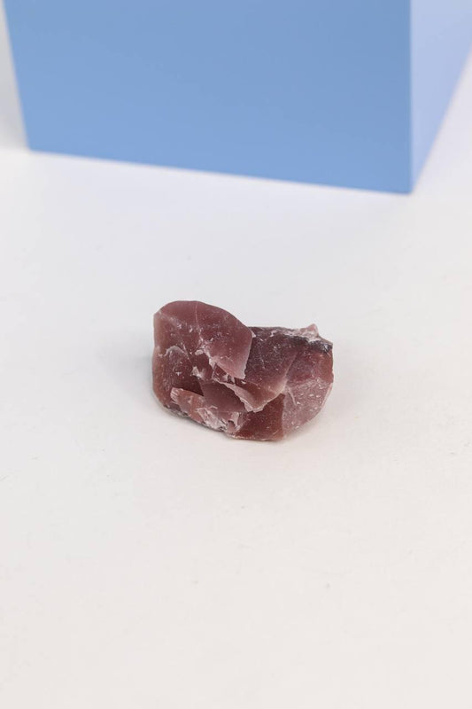 Pedra Quartzo Morango Bruto 15 a 24 gramas