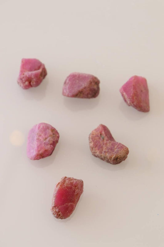 Pedra Rubi Bruto 10 a 16 gramas
