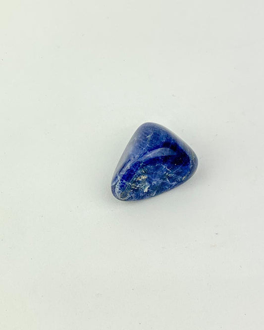 Pedra Sodalita rolada 20 a 35 gramas