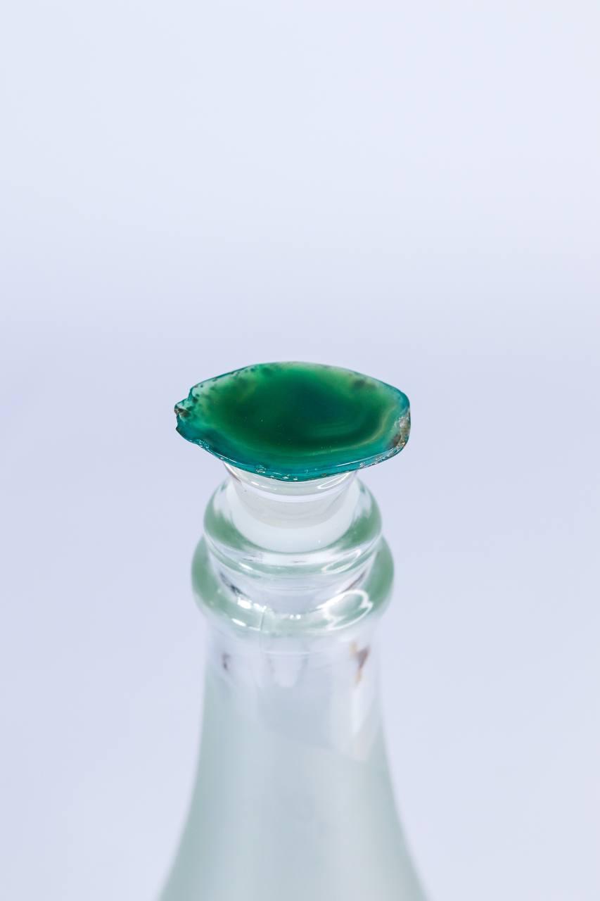Tampa Para Garrafa de Vinho Ágata Verde