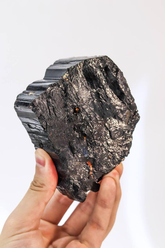 Pedra Turmalina Preta bruta 794 gramas