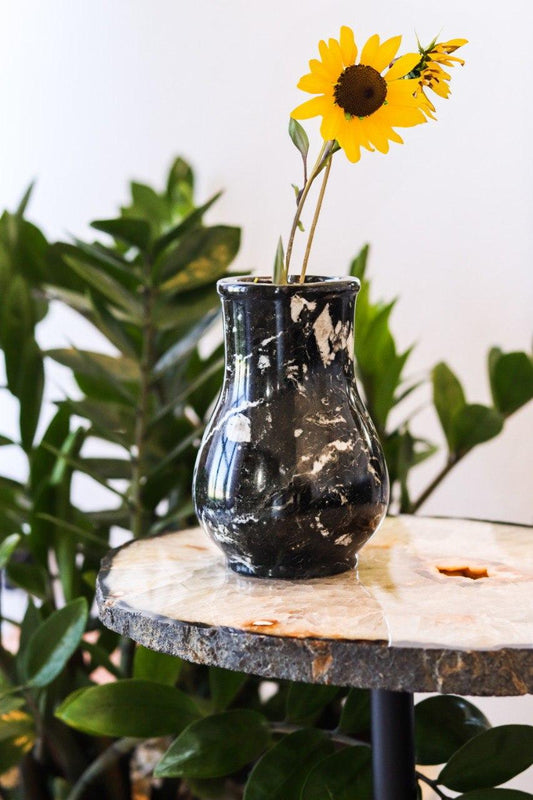 Vaso de Ônix Preto